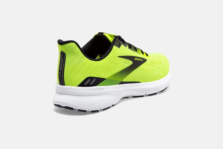 Brooks Israel Launch 8 Road Running Shoes Mens - Green/Black - UJD-217906